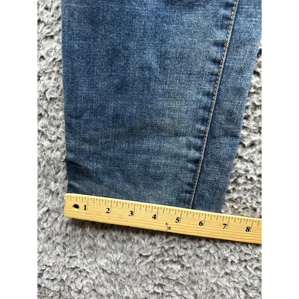 True Religion Rocco Relaxed Skinny Distressed Denim Jeans‎ Blue Mens Size 31